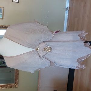 Tan Melinda Looi Dress(Medium)